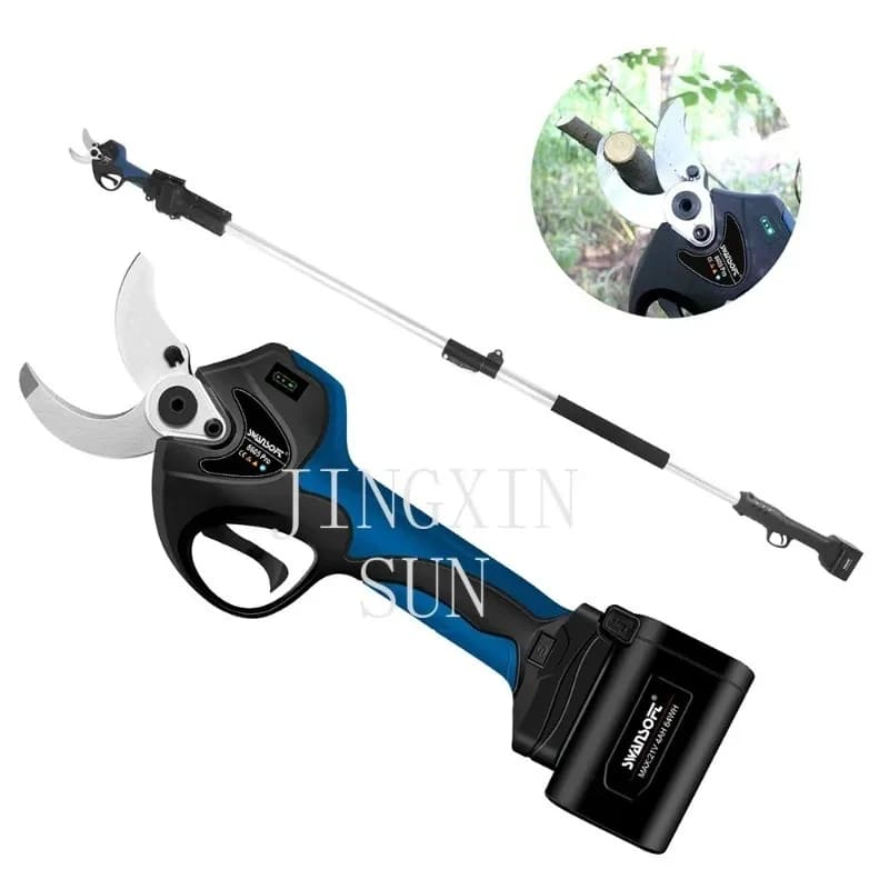 Original brand new！Professional Electric Pruning Shears Garden electric scissors with extension pole