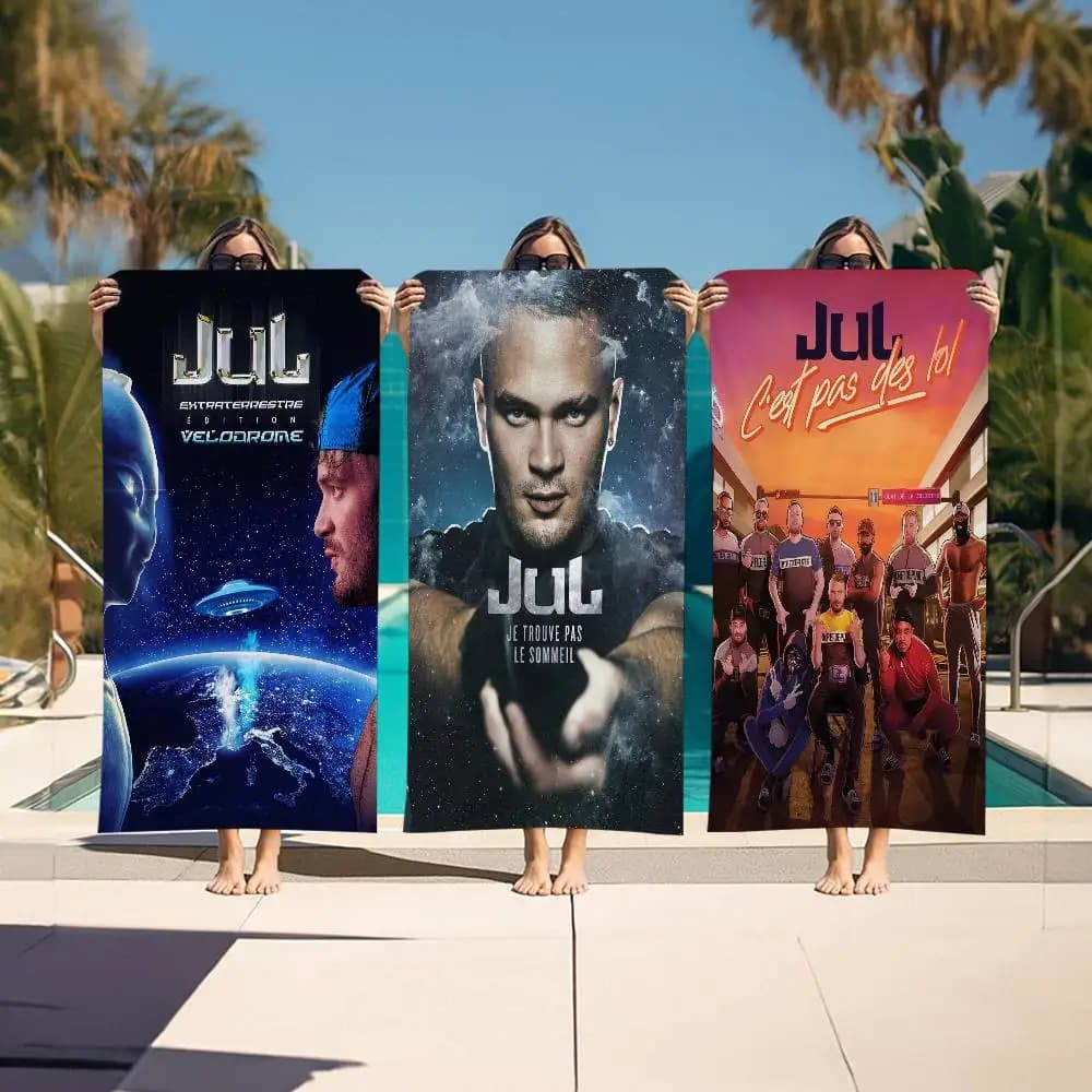 Singer J-JuL Anime Beach Swimming Towel Soft Absorbent Washcloth Children's Gifts For Kids Travel Camping Gym