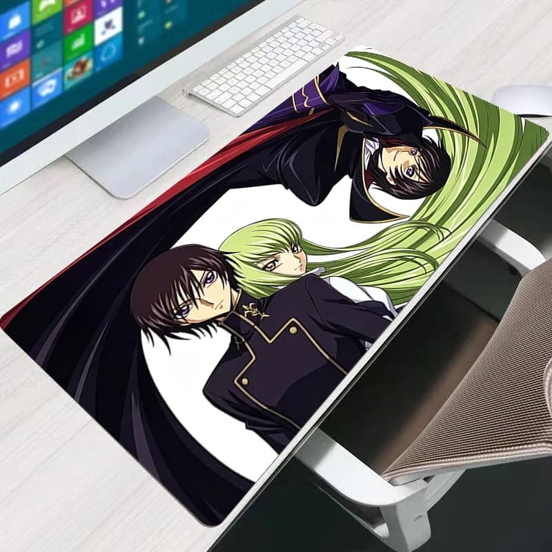 Large Mouse Pad Gamer Home Computer HD Mousepad Code Geass Anime desk mat Cool Keyboard Pad Anti Fray Carpet Gaming Mouse Pads