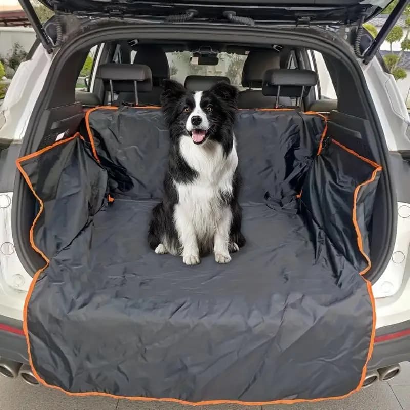 Tappetino per Bagagliaio Auto Impermeabile, Coprisedile per Animali Domestici, Trasportino per Cani in Tessuto Oxford 600D, Rivestimento per SUV, Versione Rinforzata