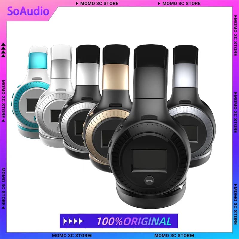 ZEALOT B19 Bluetooth Headphone Wireless Headset Over Ear HiFi Stereo Bass Support AUX Micro SD Card Microphone