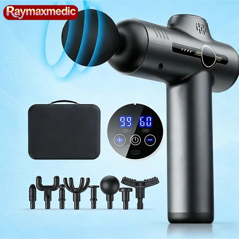 Raymax 99 Speed Electric Percussion Massage Gun for Massage Background, Back and Back - Muscle Relaxation for Fitness