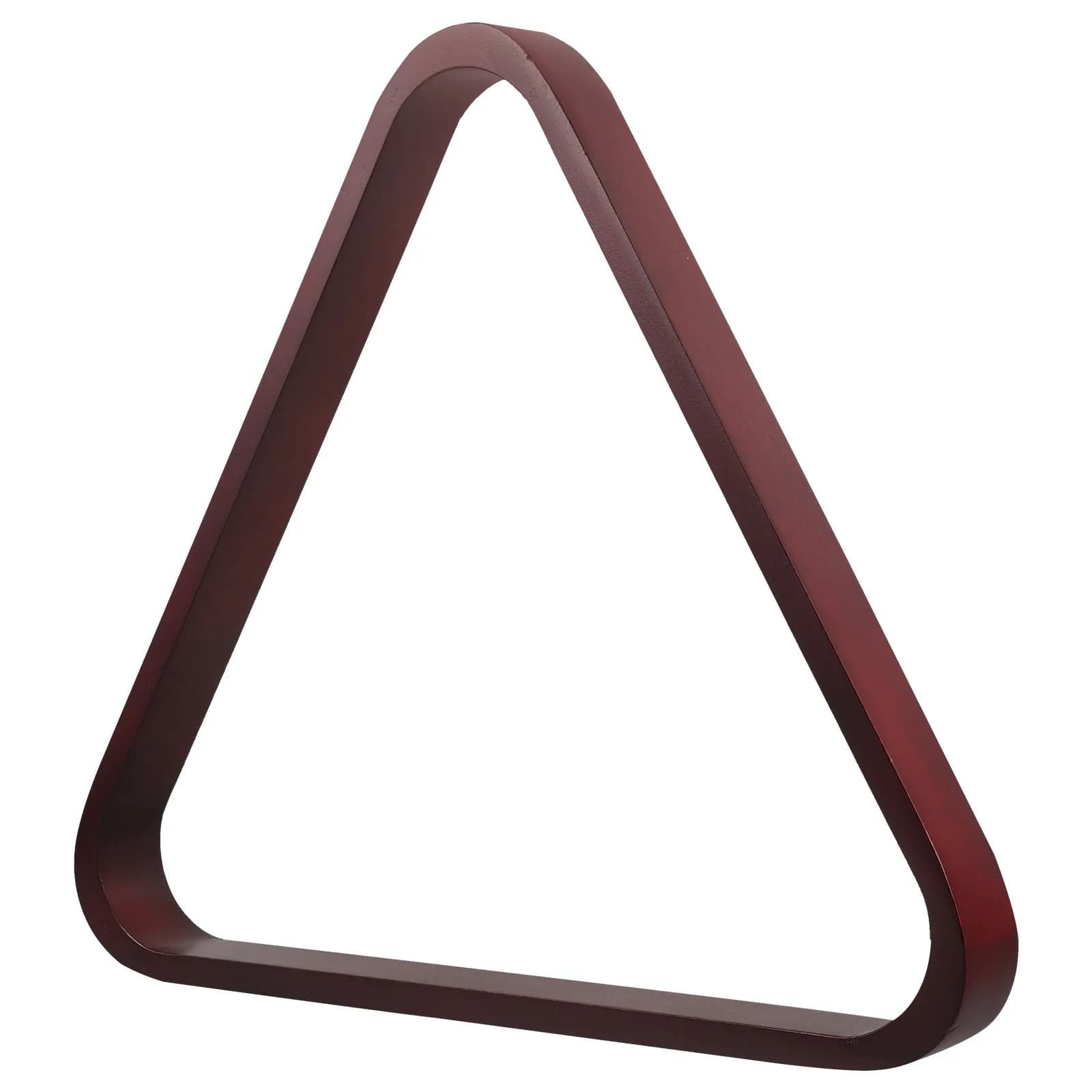 Robusto Triangolo Porta Biglie in Legno Massello per Biliardo, Accessorio per Posizionamento della Biglia Bianca, Triangolo Portatile