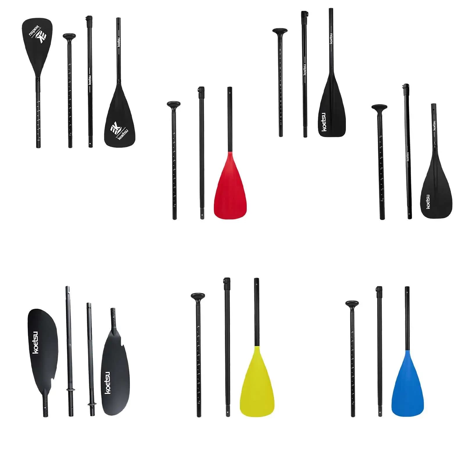 Multifunctional Kayak Paddle Adjustable Aluminum Alloy Accessory Detachable Oar for Stand Up Paddle Board Boat