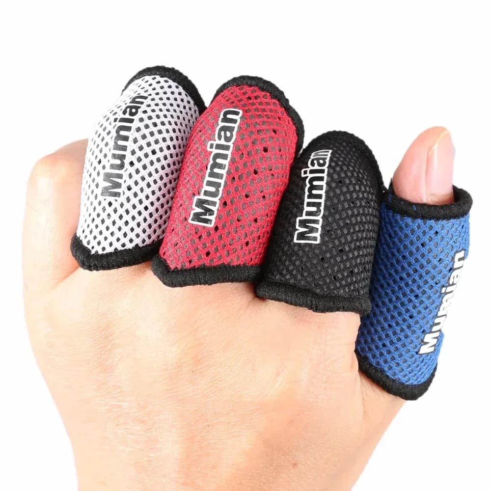 2 pcs support for fingers elastic sleeves for breathable wear-resistant fingers protection for toes guard net for sports fingers