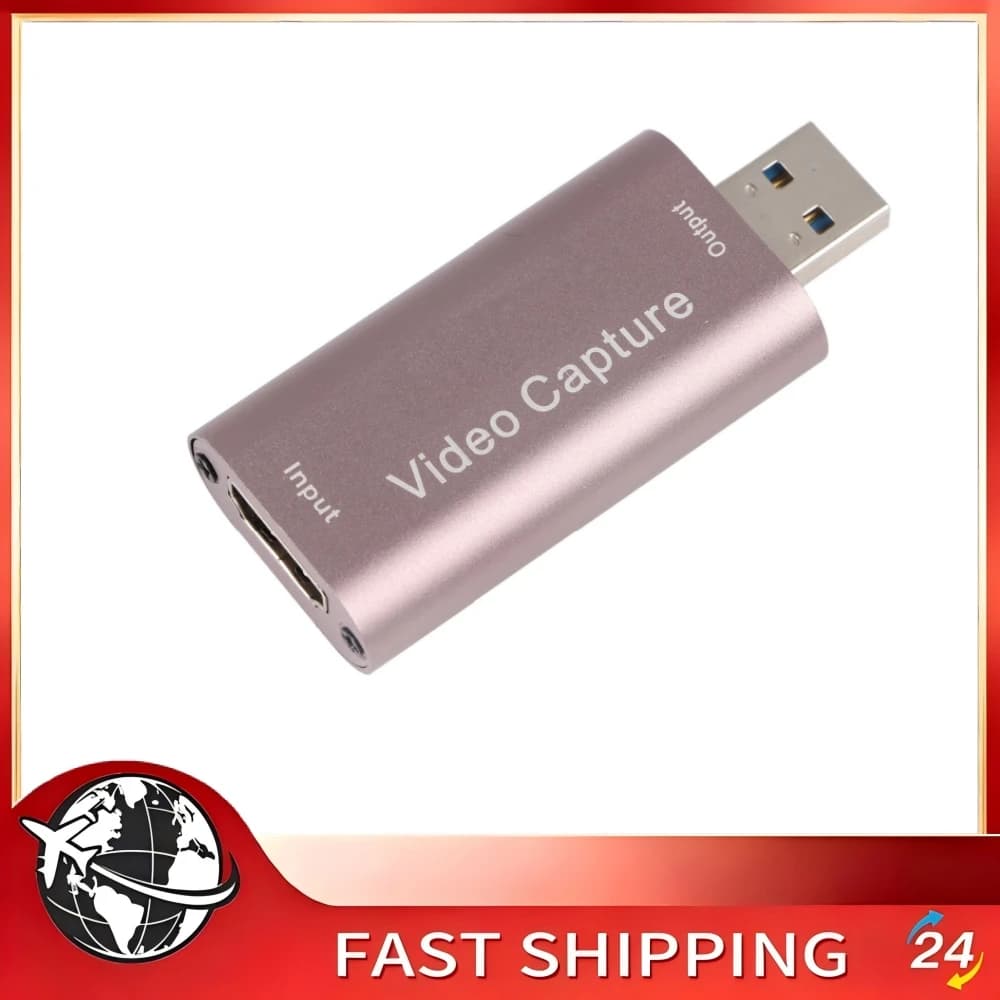 Game Capturing Card Aluminum Alloy 0 Delay USB Interface 1080P 60Hz Light Portable Widely Used Video Capturing Card for Gaming