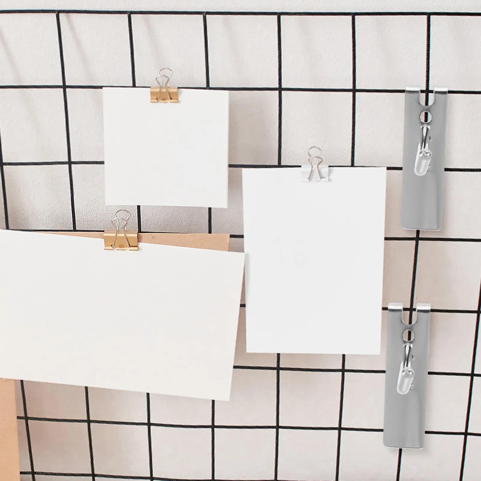 10Pcs Pegboard Hooks Metal Heavy Duty Grid Rack Hooks for Workshop Kitchen Garage Tool Organizer Wire Shelf Accessories Hanger