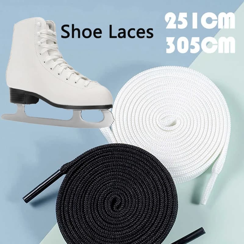 Lacci per scarpe durevoli per scarpe da skate di figura 251/305 cm Allunga i pattini da ghiaccio Lacci delle scarpe per Kods Adulti Sport all'aria aperta Lacci per scarpe