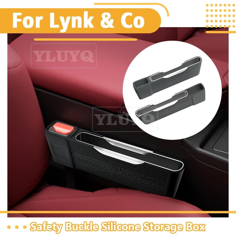 Per Lynk & Co 900 10 02 03, scatola portaoggetti per cintura di sicurezza 05 06 07 08 09 Z10, tappo anti-perdita per spazio tra i sedili, accessori interni auto