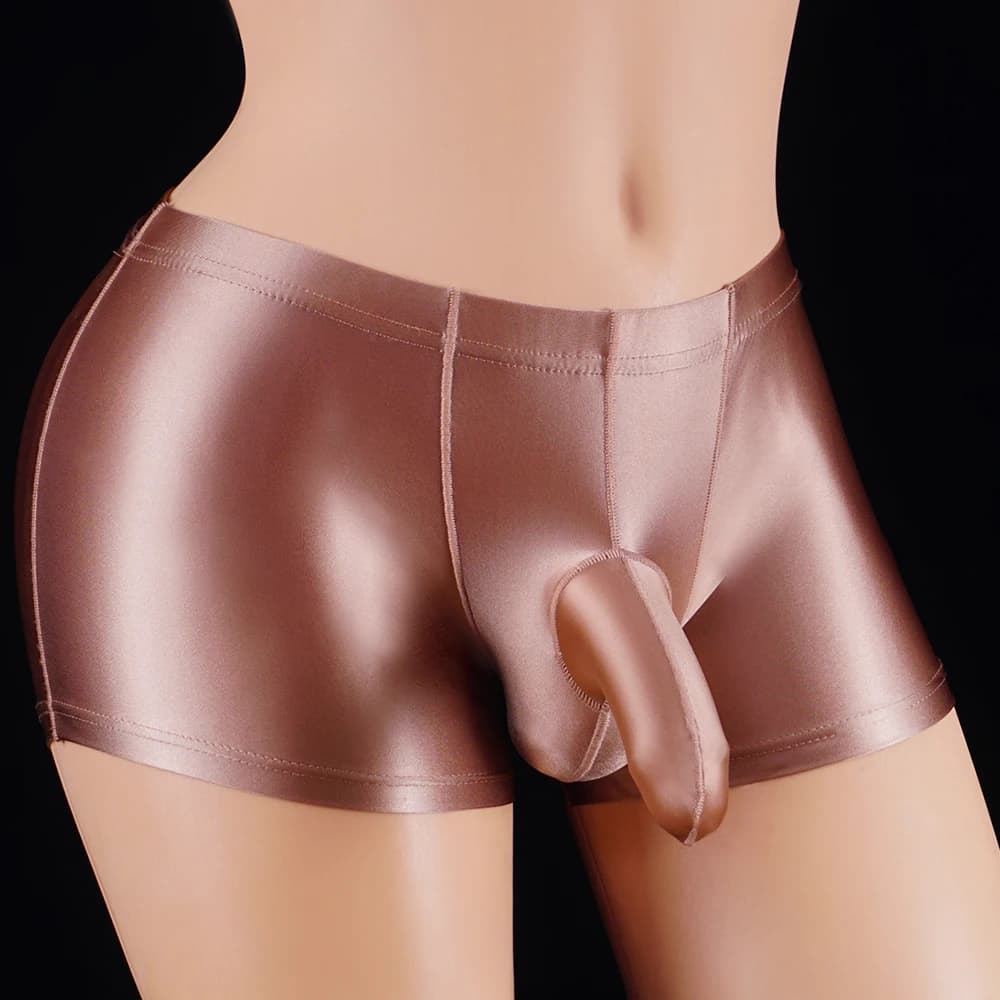 Lucido Gay Hombre Uomo Sexy Lungo Pene Rigonfiamento Grande Custodia Boxer Intimo Uomo Mutandine Boxer Lingerie Tronchi Mutande