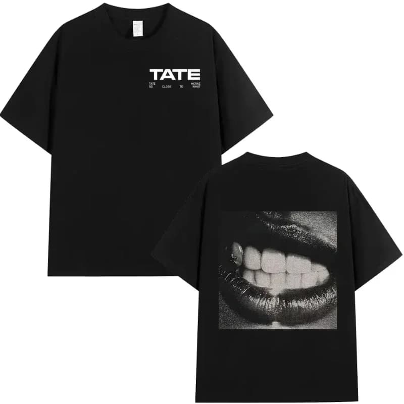 Tate McRae So Close To What 2025 New Album Merch T-shirt Men Women High Quality Cotton Short Sleeve T-shirts Harajuku T Shirt