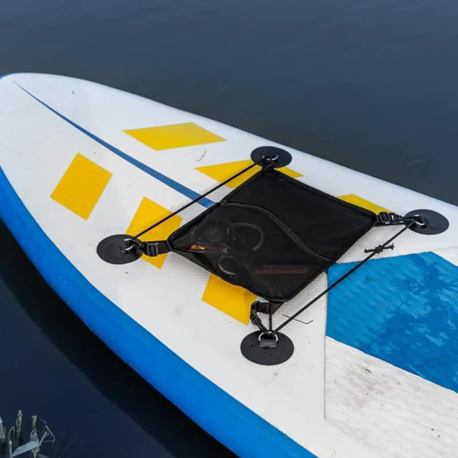 Borsa da Coperta per Paddle Board con 4 Ganci, Organizer per Vestiti, Sacca a Rete per Kayak, Pesca, Spedizioni, Surf, Immersioni, Nautica
