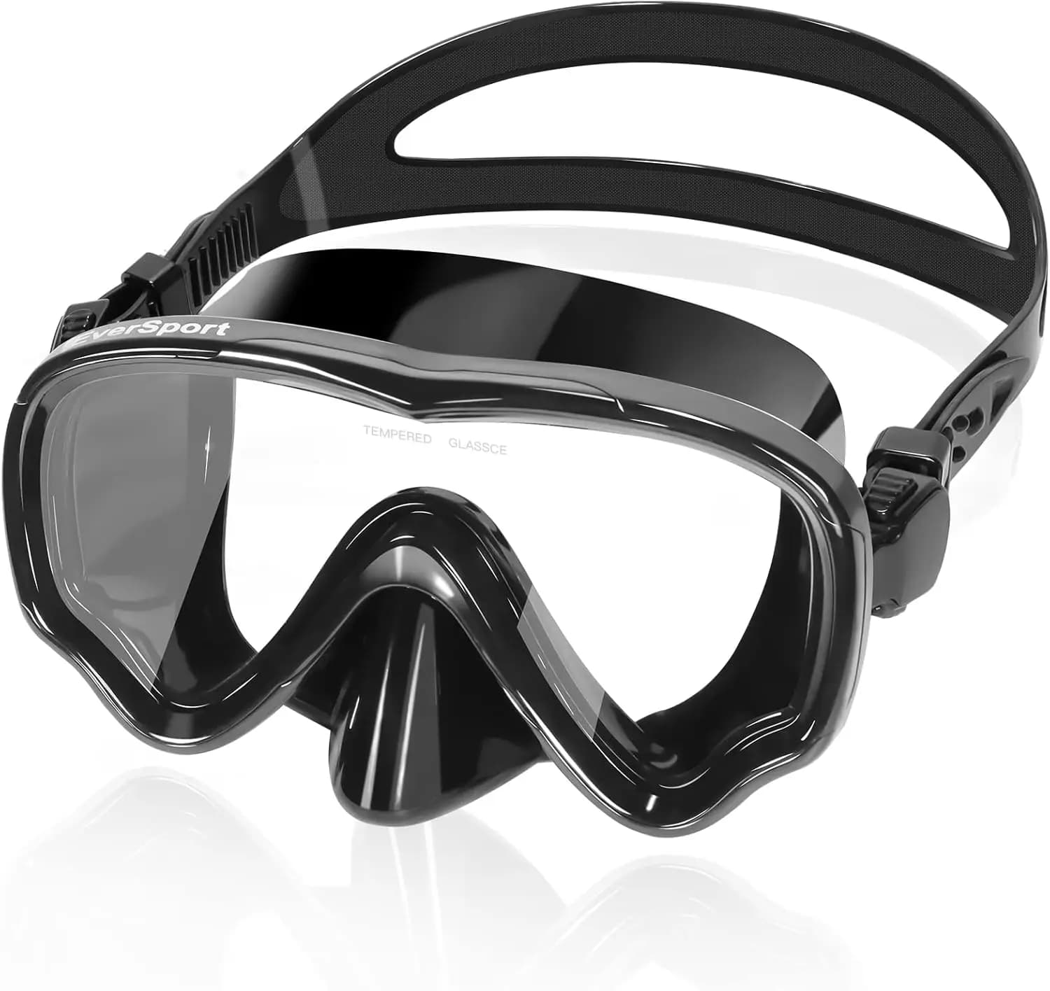 Nuoto Anti-fog Eyelets with Naso Cover, Ample Vision and Nitida for Adults and Young People, Without Blowjob Effect