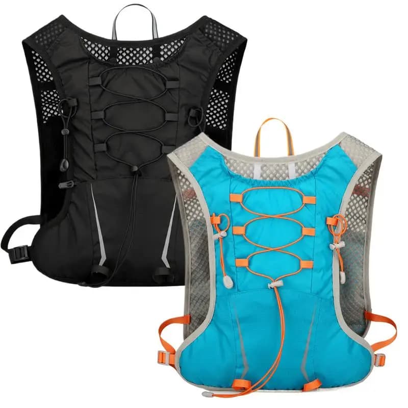 Running hydration backpack Marathoner Water Daypack Reflective multifunction backpack for women camping cycling hiking