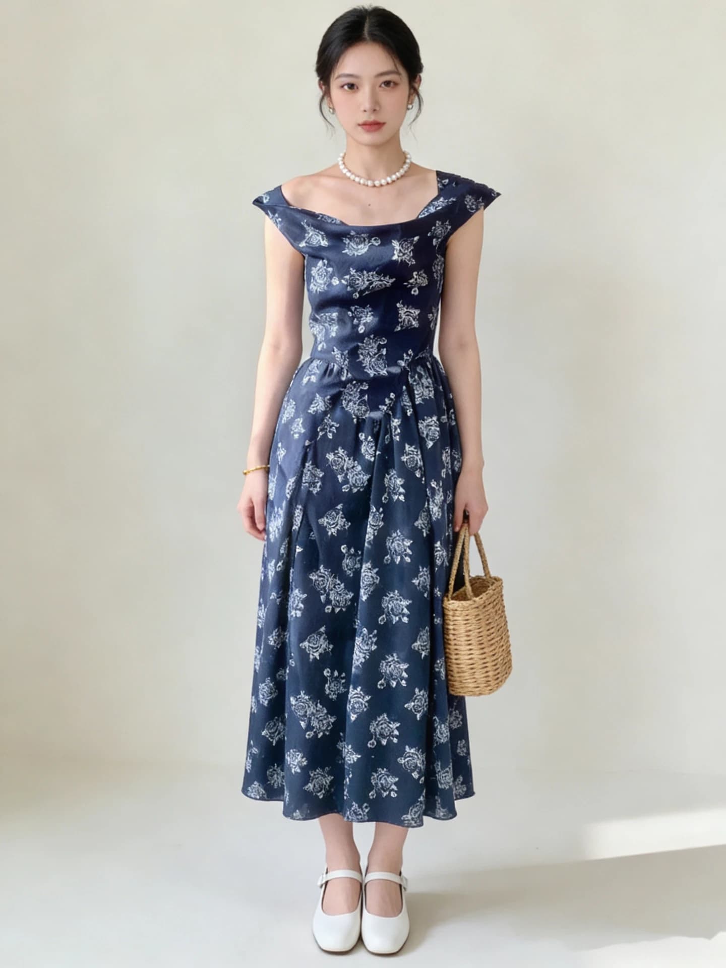 Abito da Sposa Elegante DesiGar da Donna, Stile Francese, con Vita Impero, Morbido e Confortevole, Gonna a Trapezio per Feste di Fidanzamento