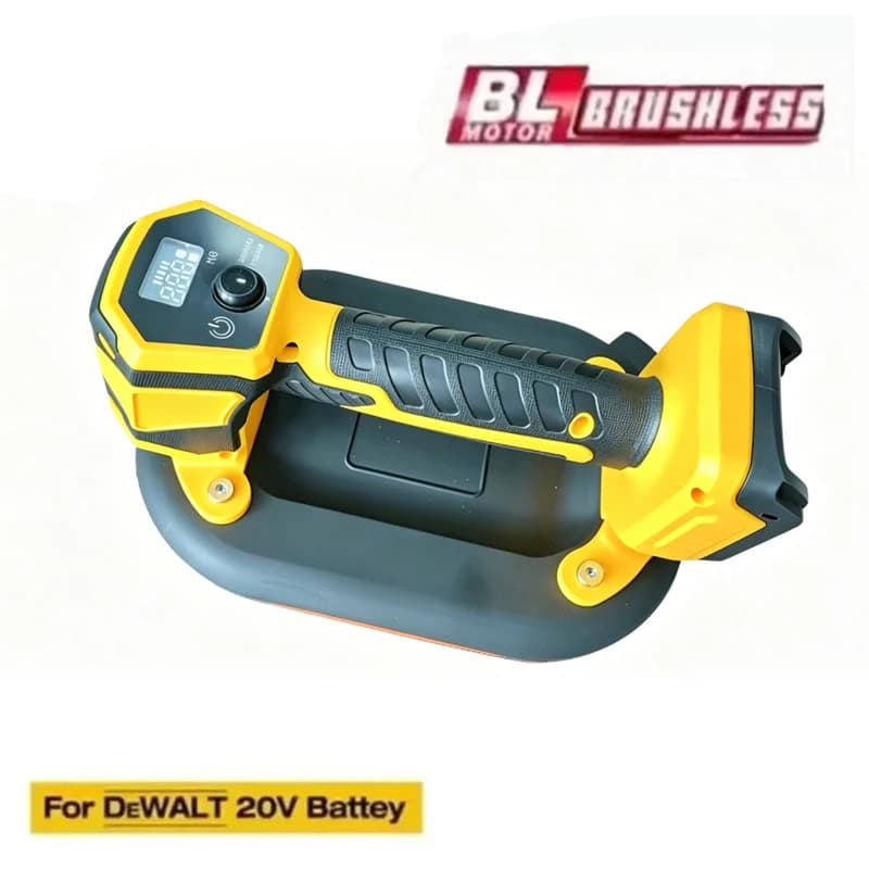 Electric Vacuum Suction Cup Heavy Duty Vacuum Lifter for Granite Tile Glass Wood Stone for Dewalt（Without battery）