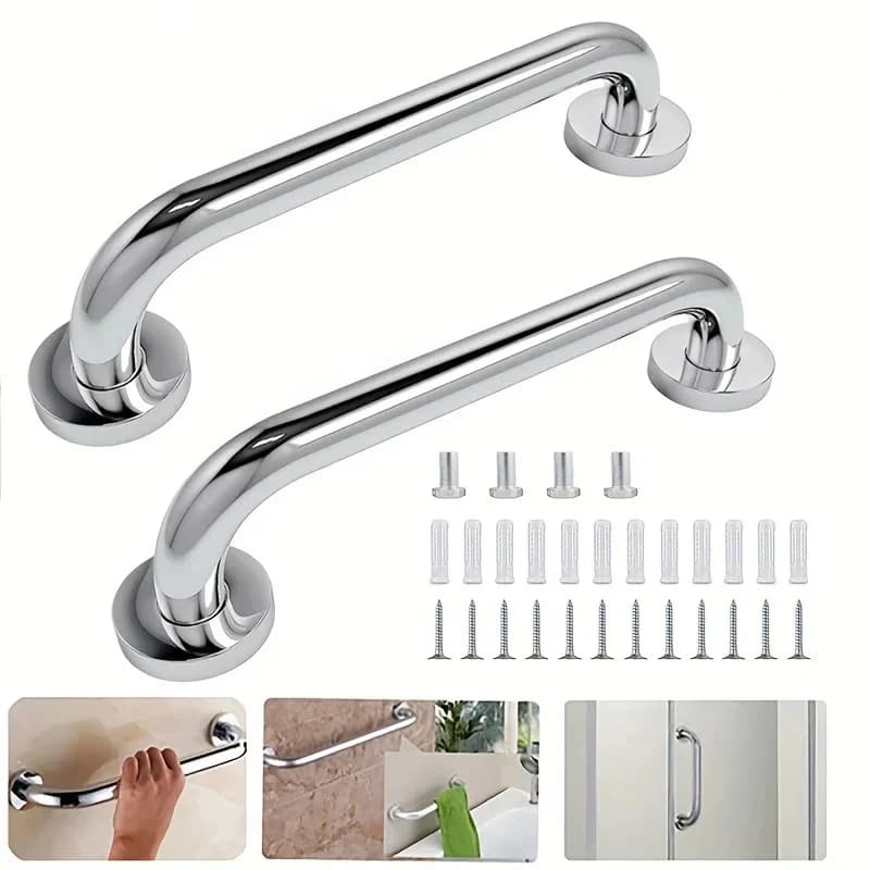 1/2 pz 30 cm In Acciaio Inox Bagno Vasca Wc Parete Grip Maniglia Corrimano Grab Bar Doccia Maniglia di Supporto di Sicurezza Portasciugamani
