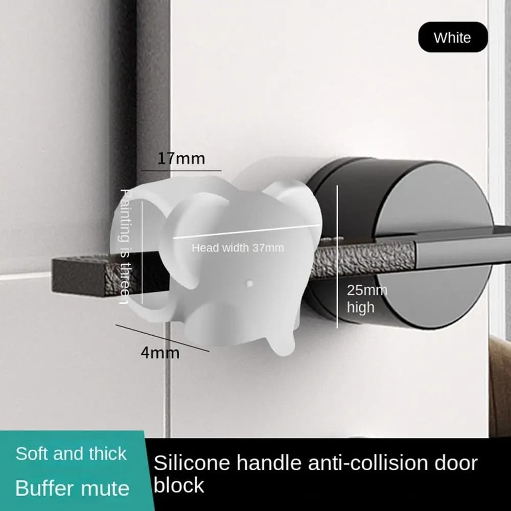 Nuovi fermaporta in silicone Protezioni murali Maniglia per porta anti-danno Raccordi per mobili anticollisione Tappetino di protezione per porta