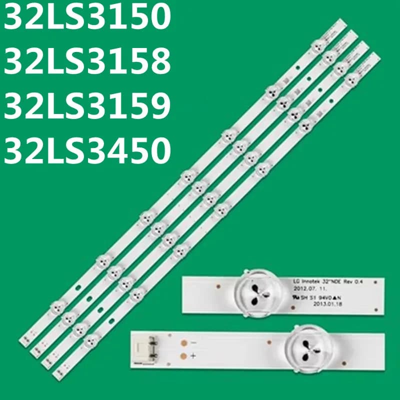 Striscia di retroilluminazione a LED da 630 mm 32LS3150 32LS3158 32LS3159 32LS3450 32LS315H 32LS341C 32LS345B 32LS345T-ZA 32"NDE Arra y-0.1-7LED
