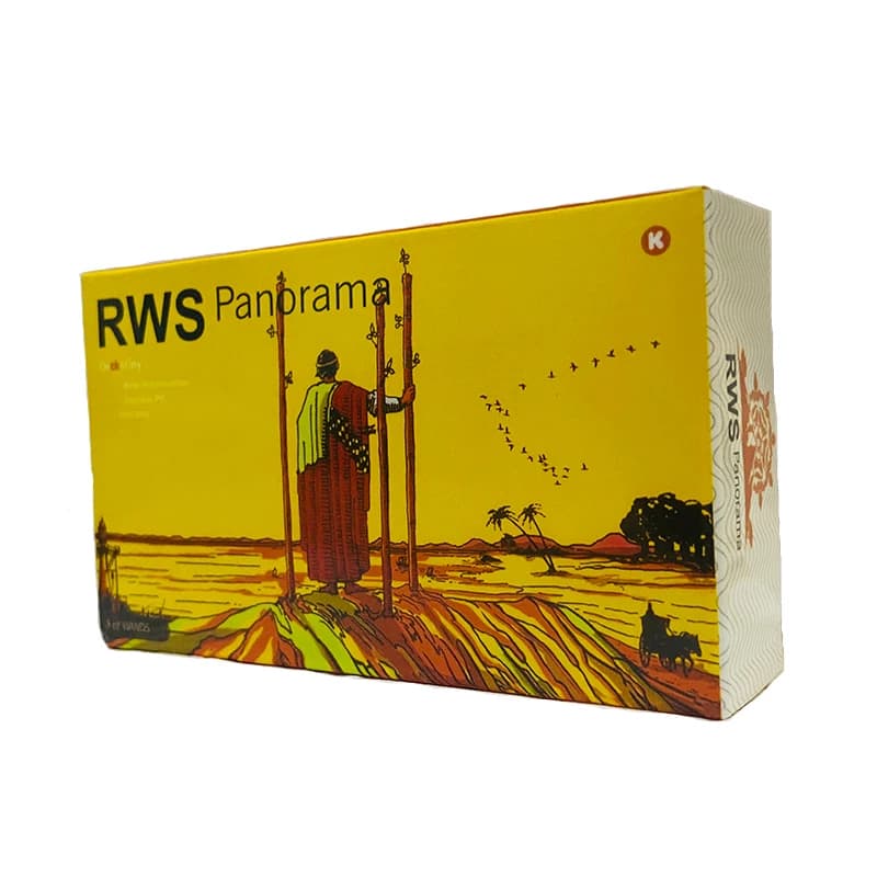 10.3*6cm RWS Panorama tarocchi A 78 pezzi mazzo di carte quando l'obiettivo grandangolare ti mostra una nuova prospettiva di RWS