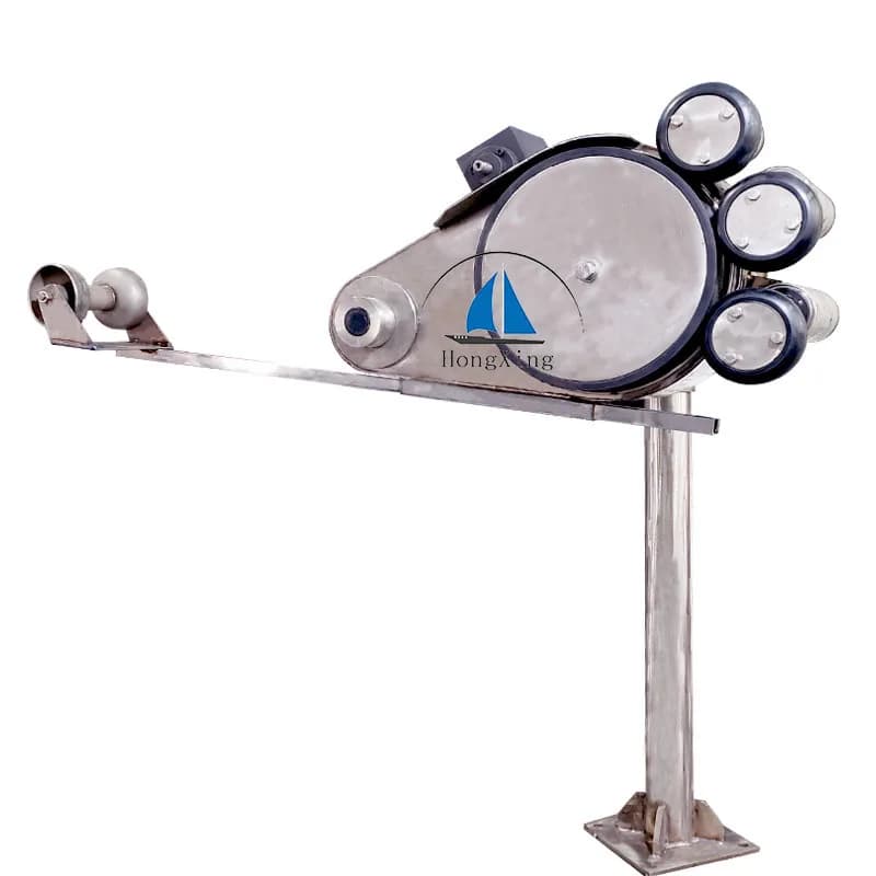 Marine Winch 2 Tons 3 Tons 5 Tons Small And Medium-sized Winch Twin-wheel Belt Clutch Brake Rope Winch Trawl Machine