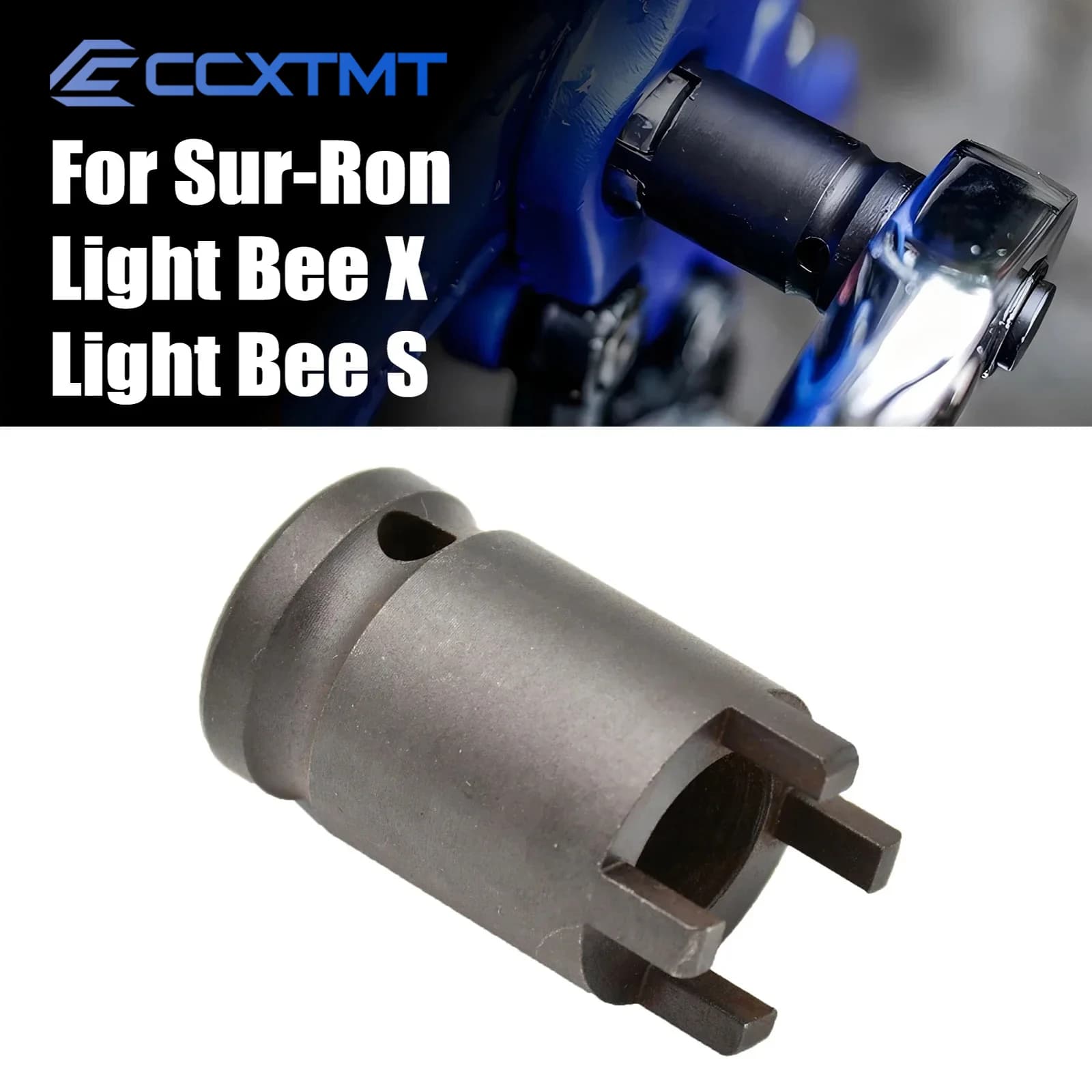 Chiave a Bussola Universale a Quattro Griffe per Rimozione Dadi Moto Elettriche Sur-Ron Light Bee X & Light Bee S