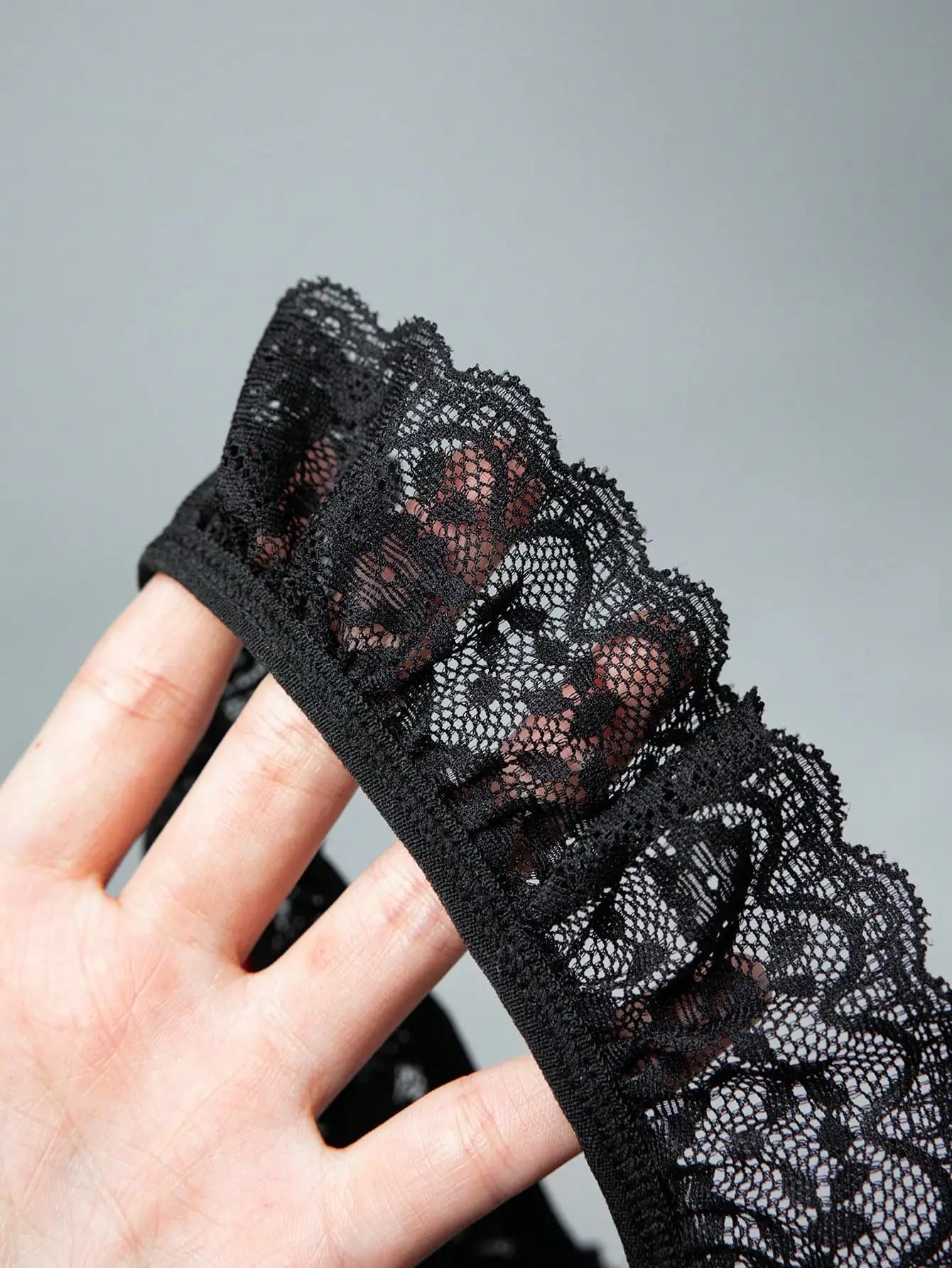Slip Sexy da Uomo con Pizzo e Fiocco, Traspirante e Senza Cuciture