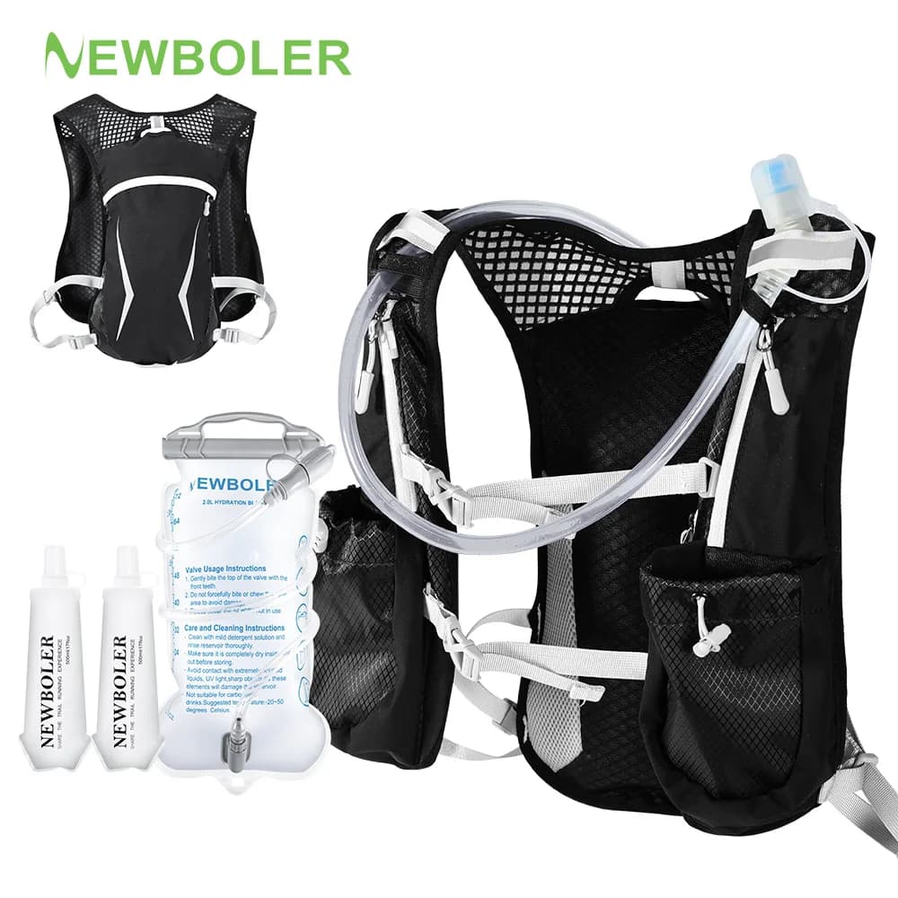 Outdoor Trail Running Backpack Ultralight Women Men Running Race Hydration Vest Marathon Bicycle Bag For Marathon Cycling Hiking