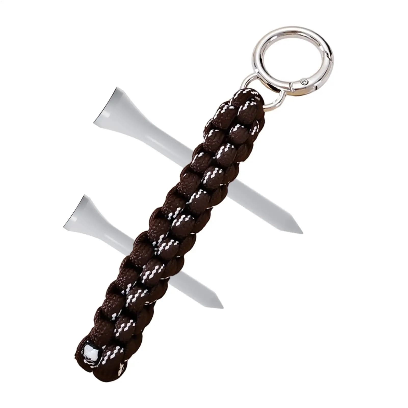 Rope Purse Charm Portable Keyring Golf Tee Holder Keychain For Adults Kids Golfer Wallet Schoolbag Handbag Home Decoration