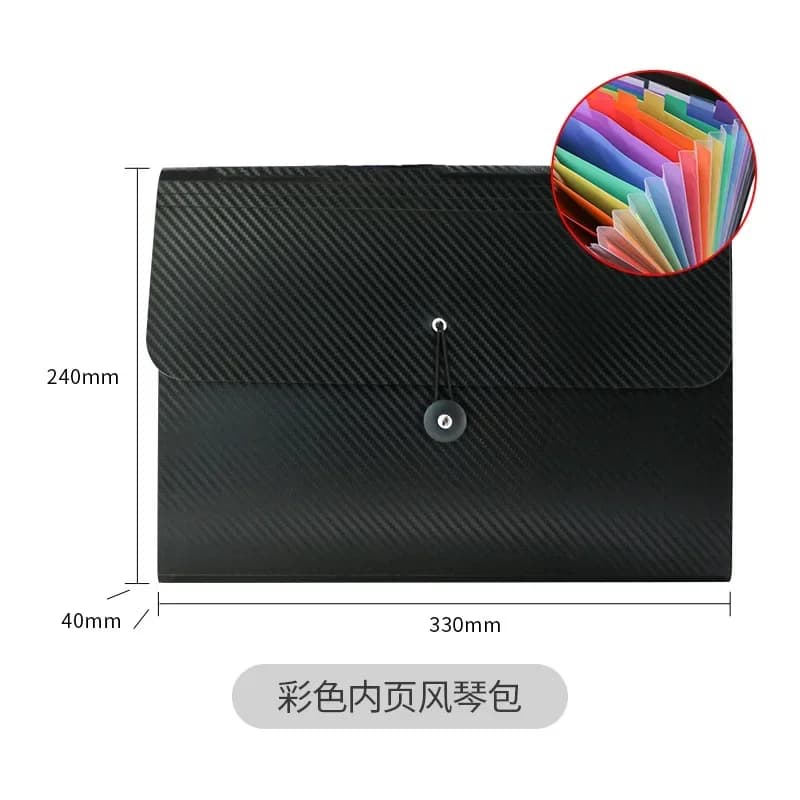2026 Premium 13 Pockets Expanding File, A4 Accordion Document Organizer Portable, for School Office Paper Storage Folder