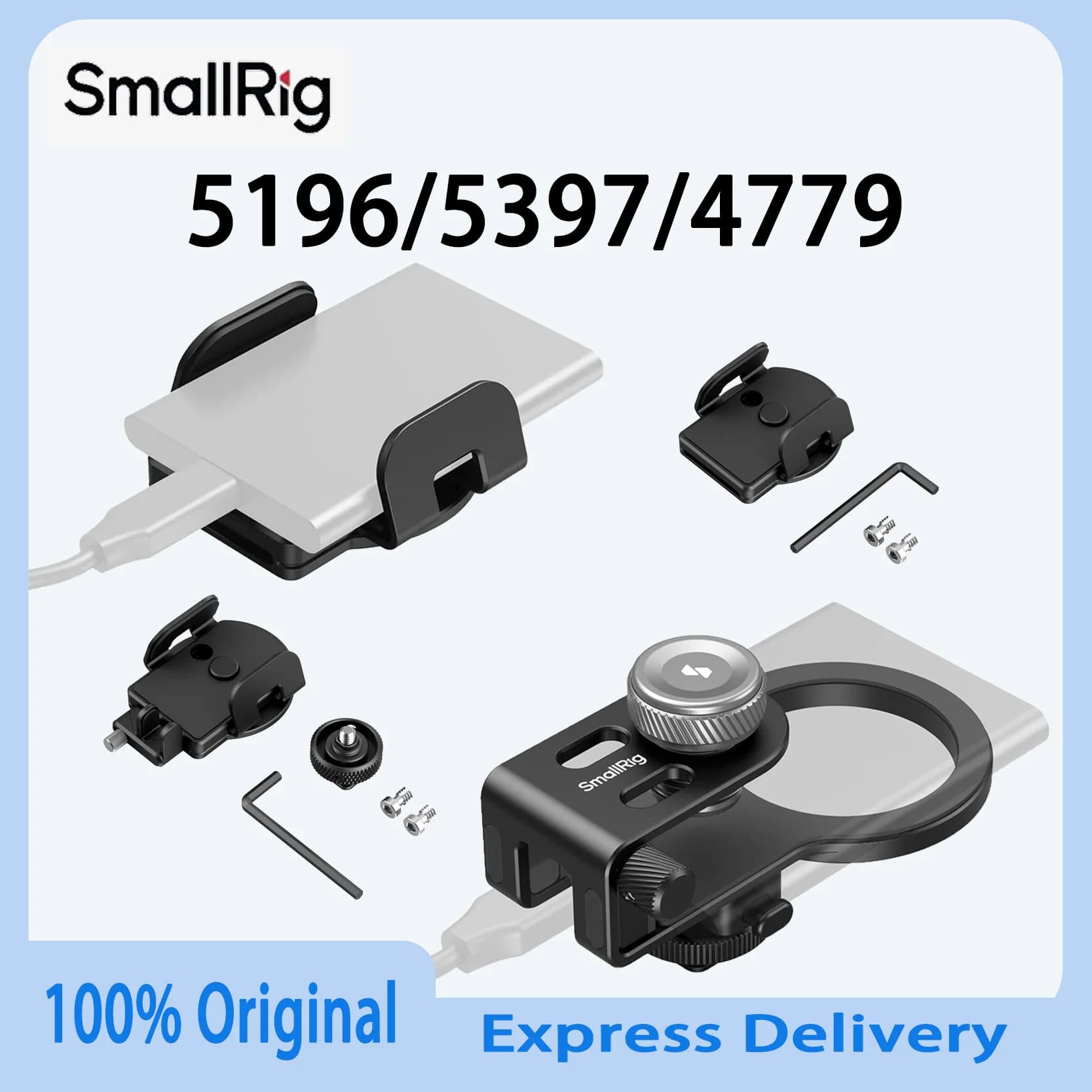 Morsetto di montaggio esterno SmallRig 5397 5196 4779 per SSD Samsung SanDisk MagSafe per riprese video con fotocamera