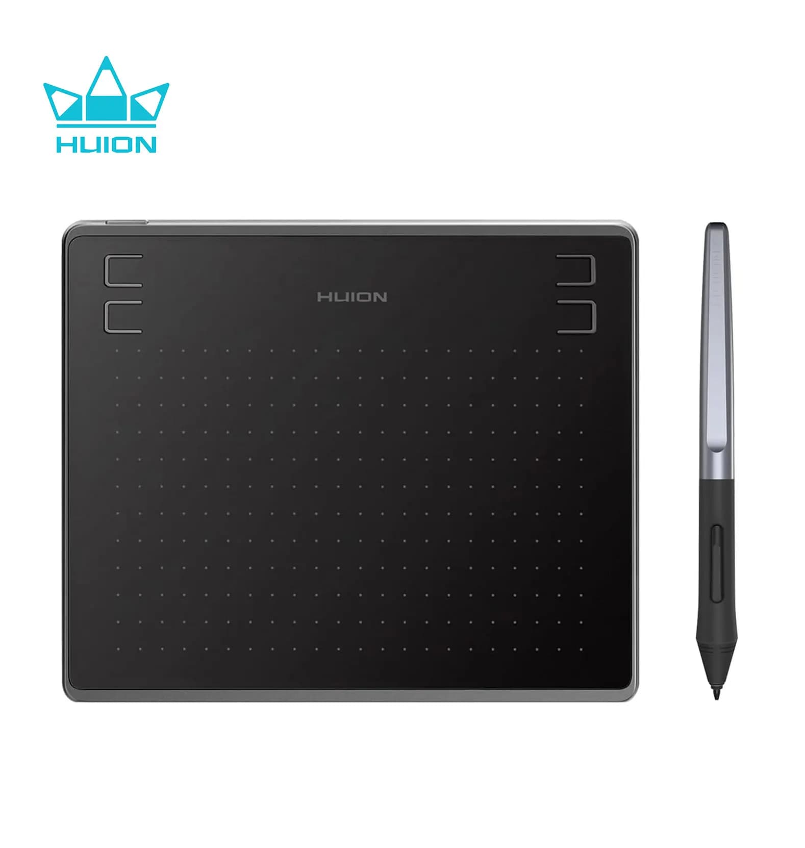 HUION HS64 Graphic Tablet 6Inch Drawing Tablets Digital Pen Pad Writing Drawing Board 8192 Stylus for Android Windows Mac Laptop