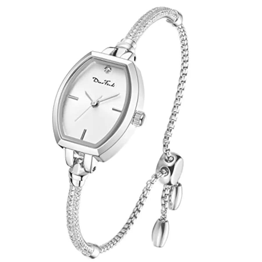 Orologio da Polso Piccolo per Donna, Regalo per Fidanzata, Orologio Analogico con Diamanti, Impermeabile
