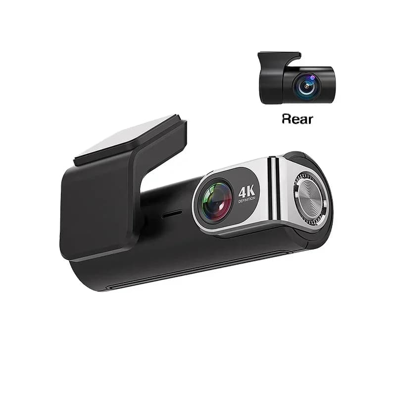 Dash Cam 4K 2160P GPS integrated Wifi DVR for 24 Hours Car Parking Monitor 1440P Reverse HD Night Vison 140 FOV Driving Recorder