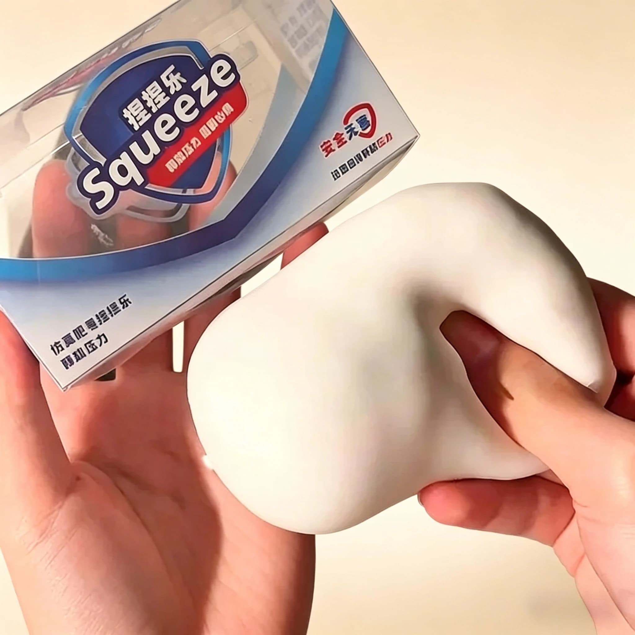 Saponetta Squishy Antistress, Giocattolo Morbido a Forma di Sapone, Giocattolo Antiansia a Lenta Risposta, Regalo Rilassante e Decompressivo