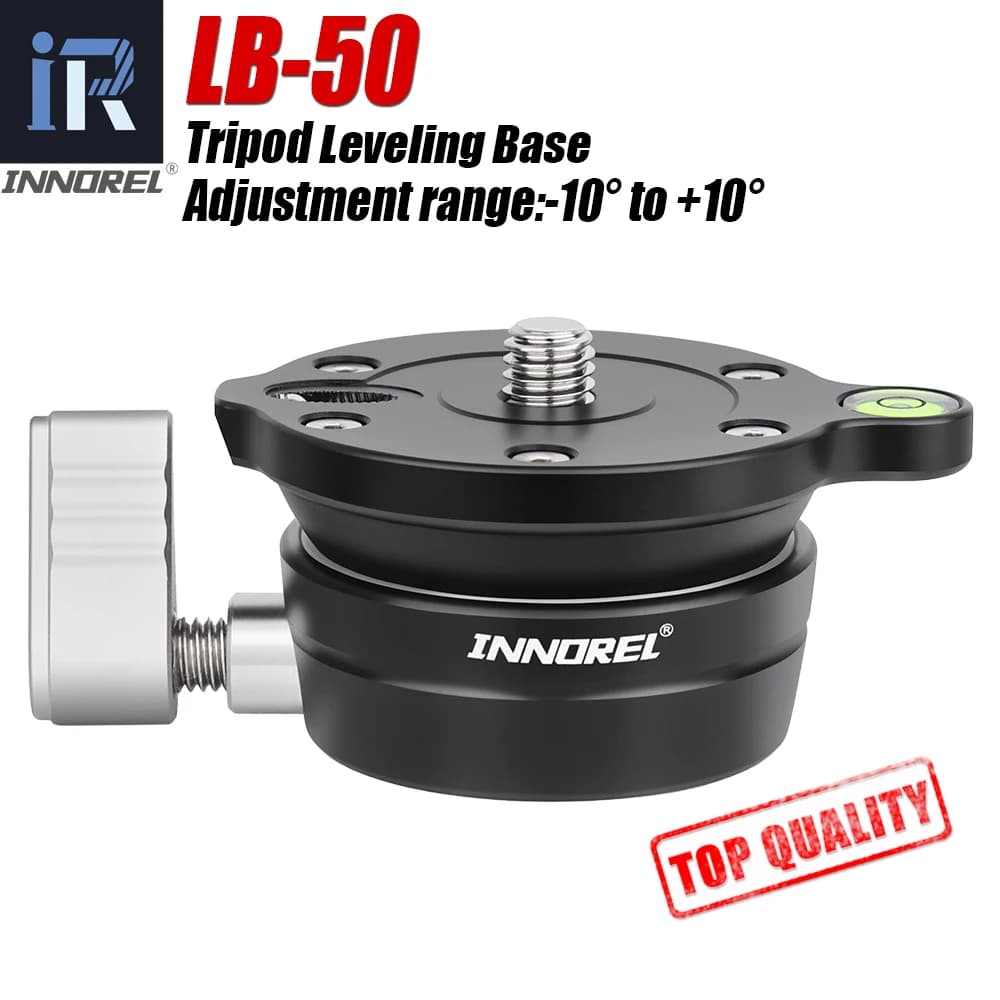 Treppiede testa monopiede livellamento livello Base orizzontale INNOREL LB50 fotografia aerea emisferica professionale per fotocamera DSLR