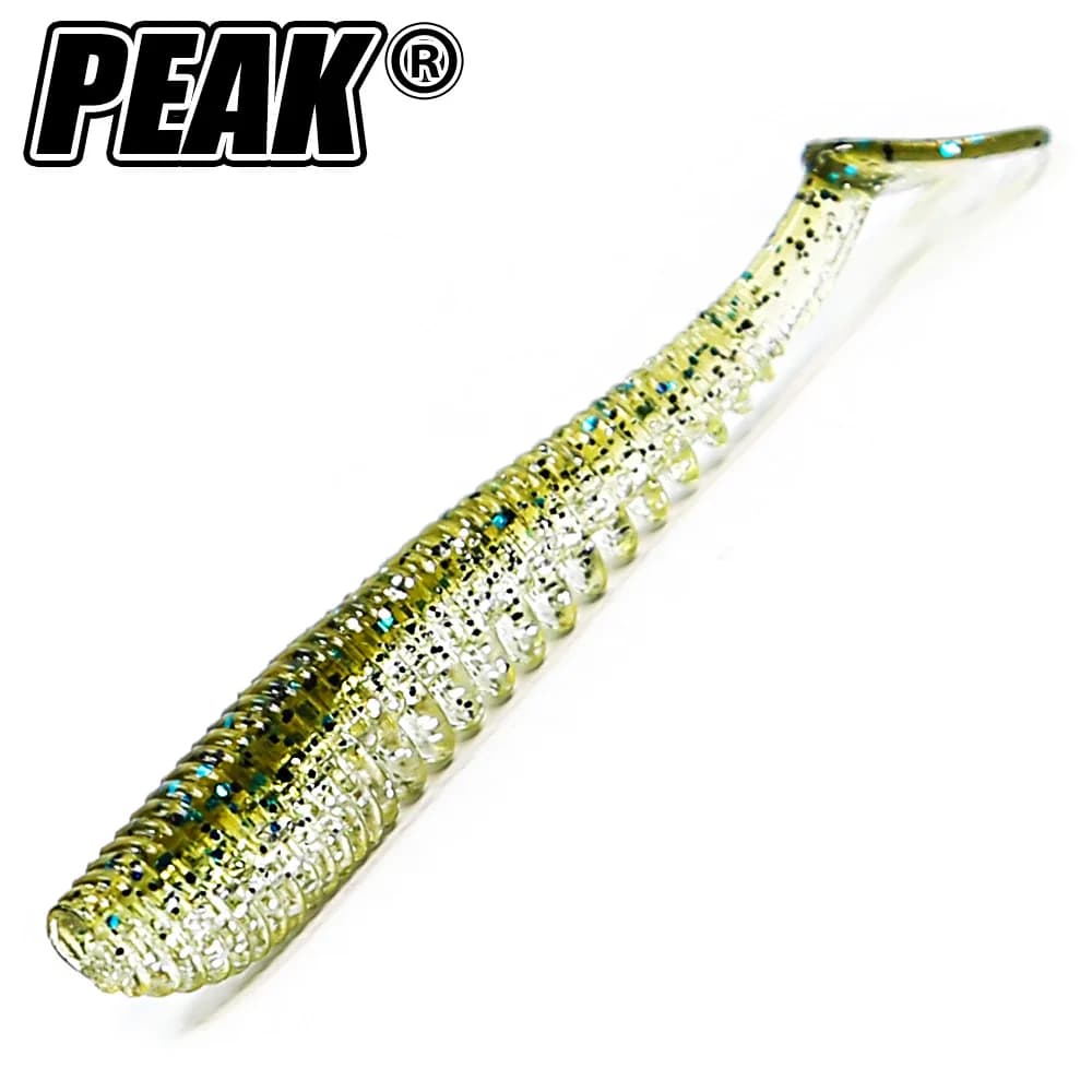 PEAK 51mm 63mm Esche da pesca esca morbida Esca artificiale Predator Tackle per luccio e luccio