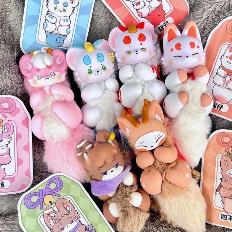 Animali favolosi Palm Have Spirit Series Blind Box Action Figure Doll Borsa a sorpresa Ciondolo Scatola misteriosa Regalo di compleanno Decor Toys