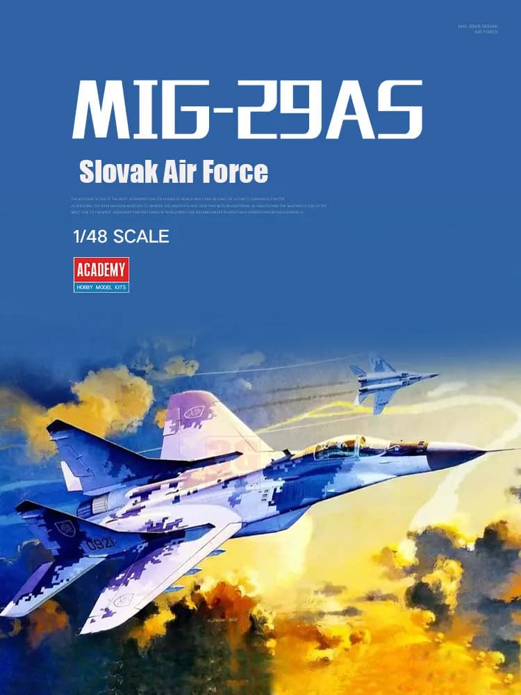 Kit modello di aereo per assemblaggio Academy 12227 MiG-29AS "aeronautica slovacchia" 1/48