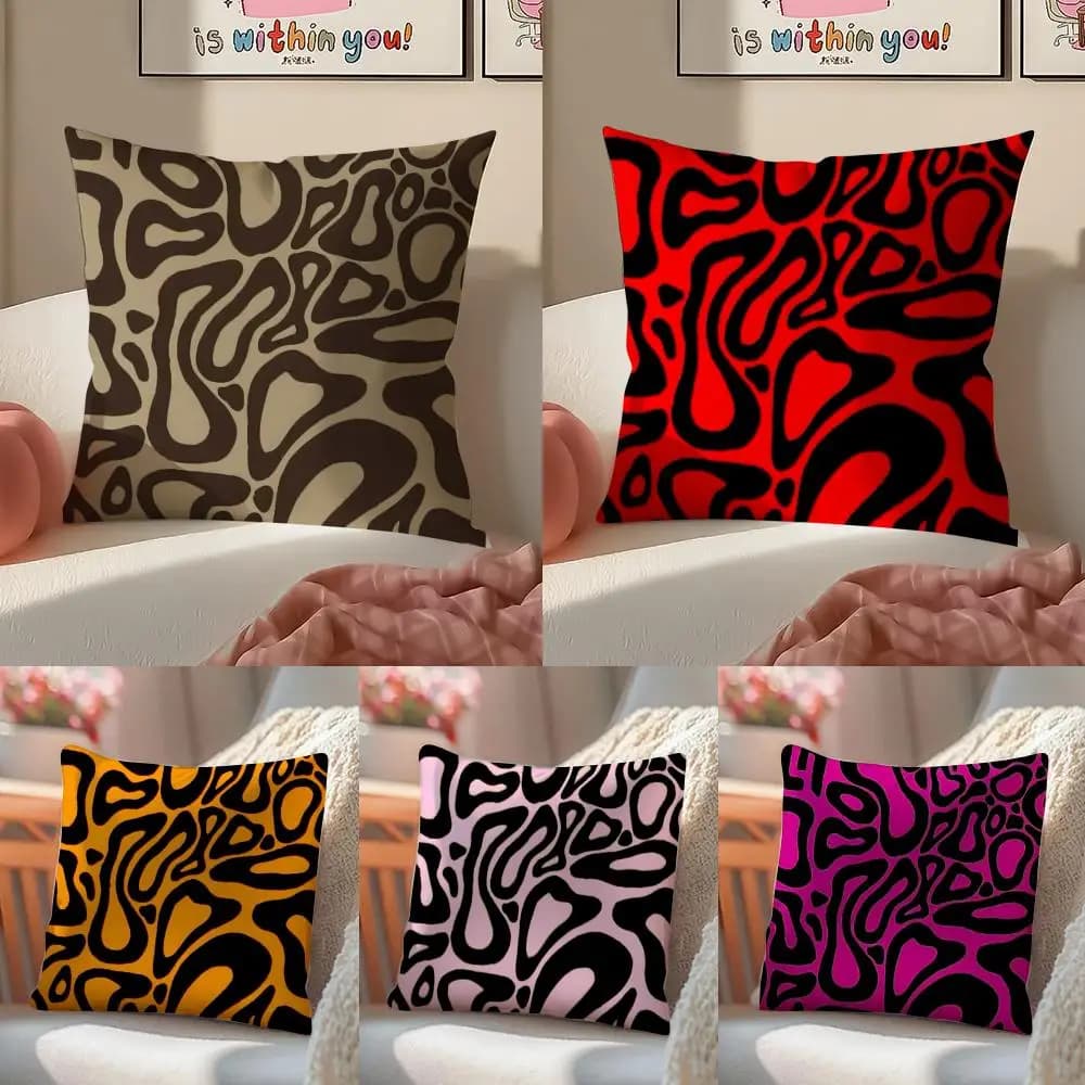 L-Lando N-Norris Cushion Cover Linen Pillowcase Cover Soft Decor for Sofa Home Room