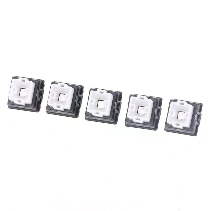 5 pcs electronic spare part, Romer-g switch, for mechanical keyboard shaft replacement, black color, for electronic device repair, durable