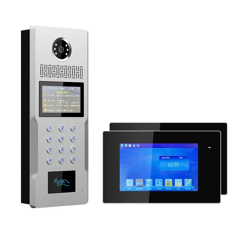 Sistema digitale Chiamata direttamente Sistema citofonico multi appartamento Videocitofono Campanello intelligente