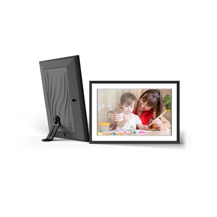 FRAMEO Cornice per foto digitale grande da 21,5\" con touch screen IPS Funzione di riproduzione video Visualizza foto tramite l'app Frameo