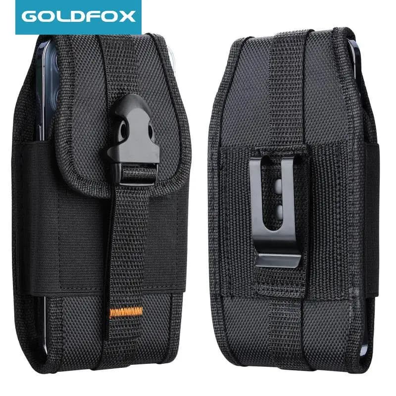 Custodia da cintura per fondina universale per telefono Oxford Borsa per cellulare per iPhone 14 13 Samsung Huawei Xiaomi Marsupio da uomo