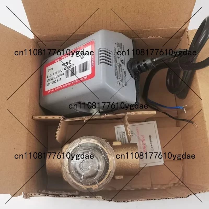 Valvole idroniche bilanciate a 2 vie Serie VC VN60 VN40 DN20 16bar Valvola elettrica fan coil in ottone da 3/4" AC220V