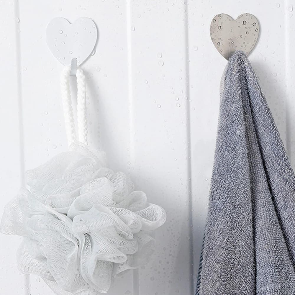 Strong Sticky Towel Door Keys Coat Hook Home Decor Bathroom Storage Hanger Wall Hooks Kitchen Organizer Decorative Hooks