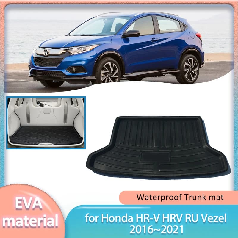 Per Honda HR-V HRV RU Vezel 2016 ~ 2021 Bagagliaio di un'auto Zerbino Boot Liner Cargo Pavimento Bagagli Tappeto Copertura Impermeabile Pad Parte Accessori