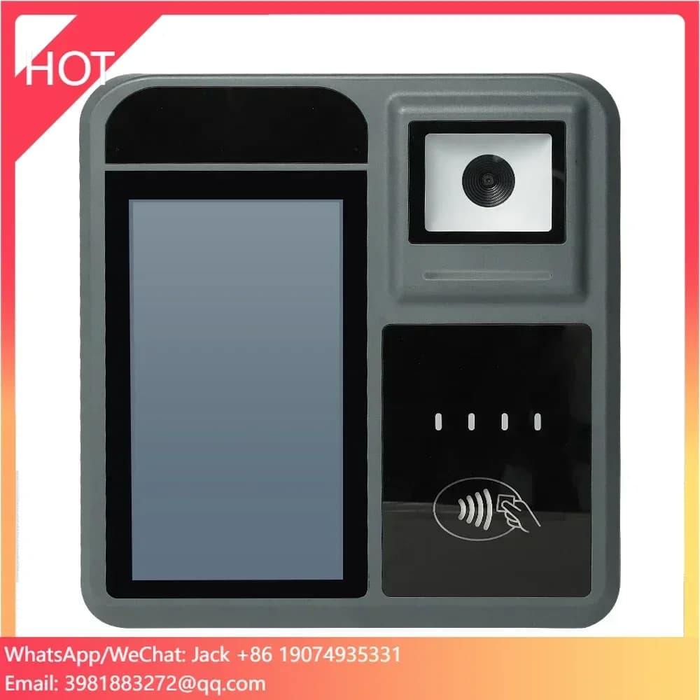 Lettore di Smart Card NFC Android 9.0 13.56 MHz con Scansione Codice QR per Pagamenti POS e Validatore Biglietti Bus P18-Q