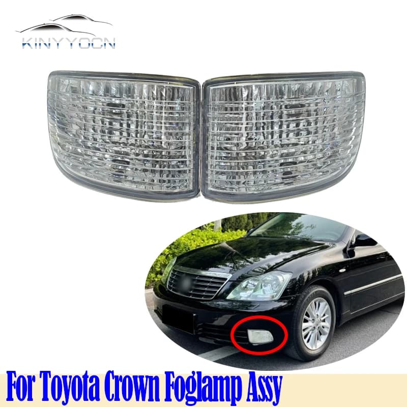 For Toyota Crown 2005 06 07 08 09 Front bumper fendinebbia DRL Day Running Lamp