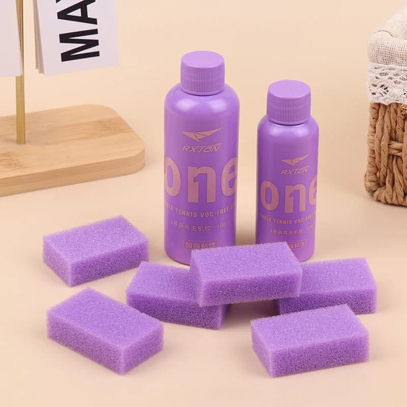 ★▲50/100ml Professional Inorganic Glue Adhesive Table Tennis Racket Ping Pong Bat Rubber Adhesive High Adhesion With Sponge Wipe